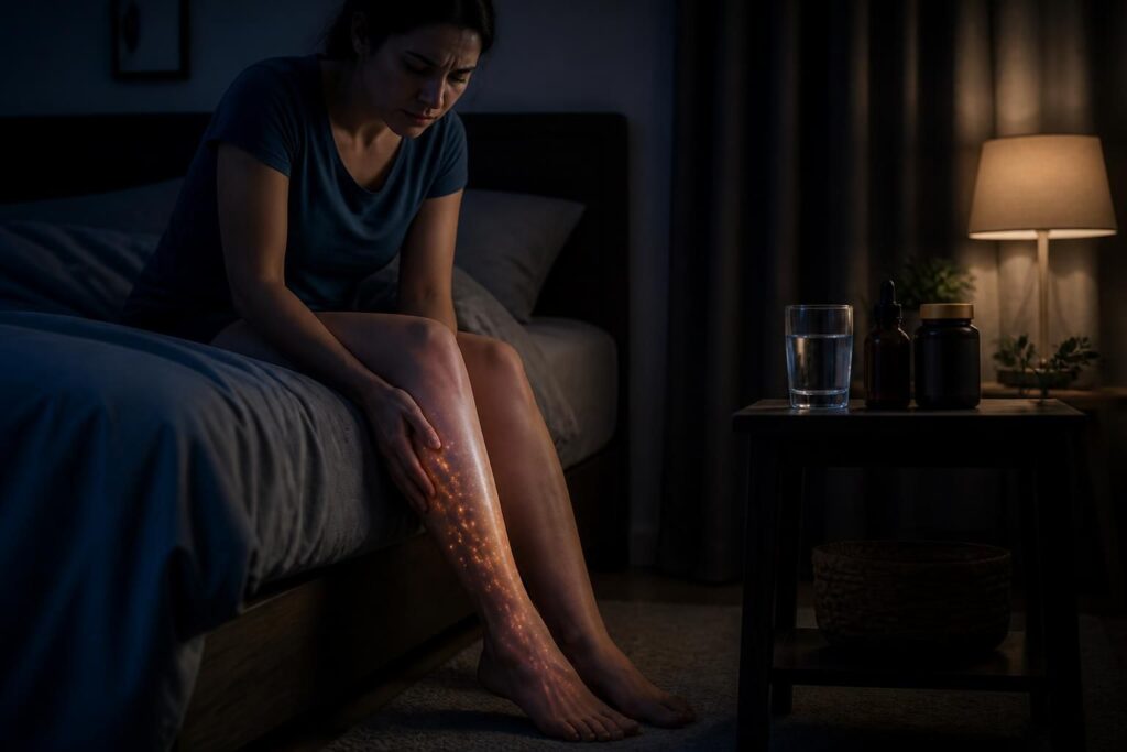 découvrez les causes courantes des fourmillements dans les jambes la nuit et les solutions efficaces pour améliorer votre confort et retrouver un sommeil réparateur.