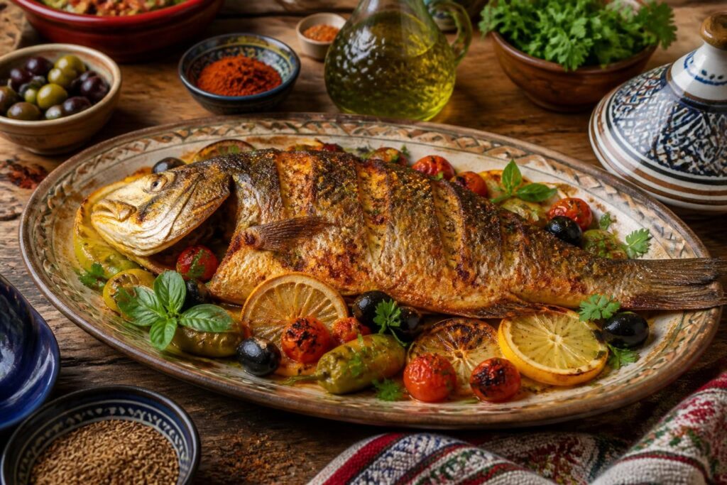 découvrez une recette facile de poisson au four aux saveurs italiennes et marocaines, parfaite pour un repas savoureux et original à essayer chez vous.