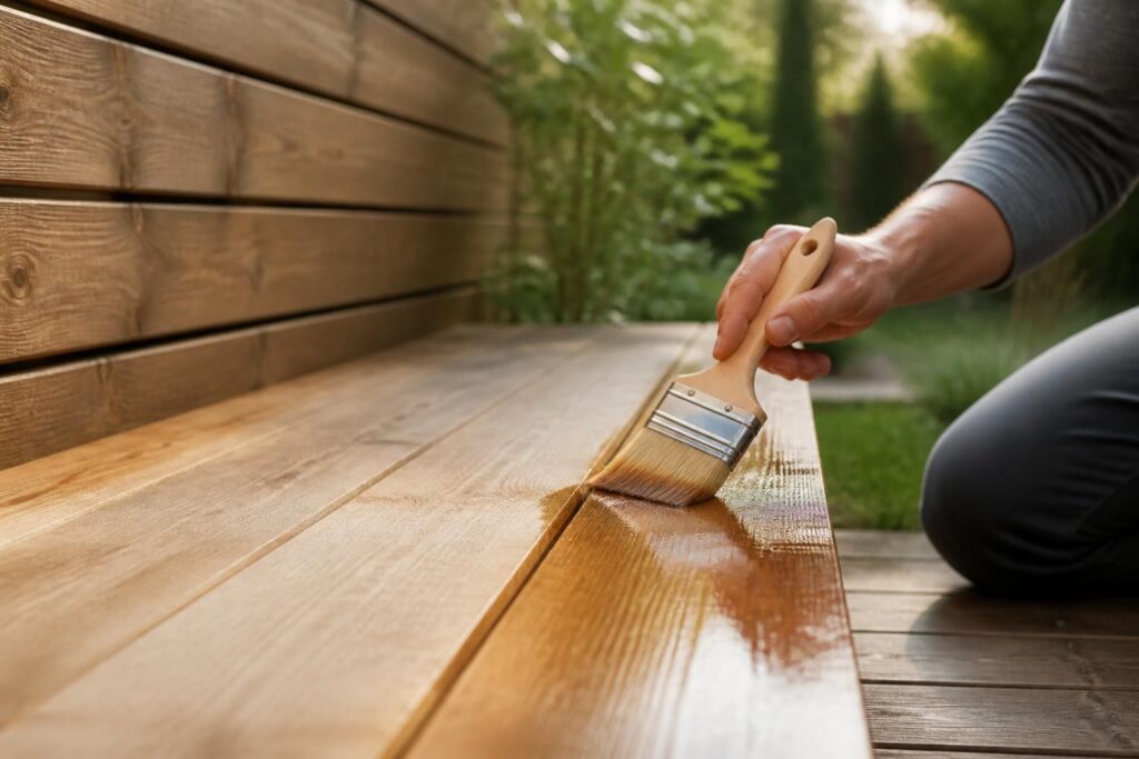 découvrez comment protéger efficacement le bois extérieur contre l'humidité grâce à l'huile de lin, une solution naturelle et durable pour préserver vos surfaces en bois.