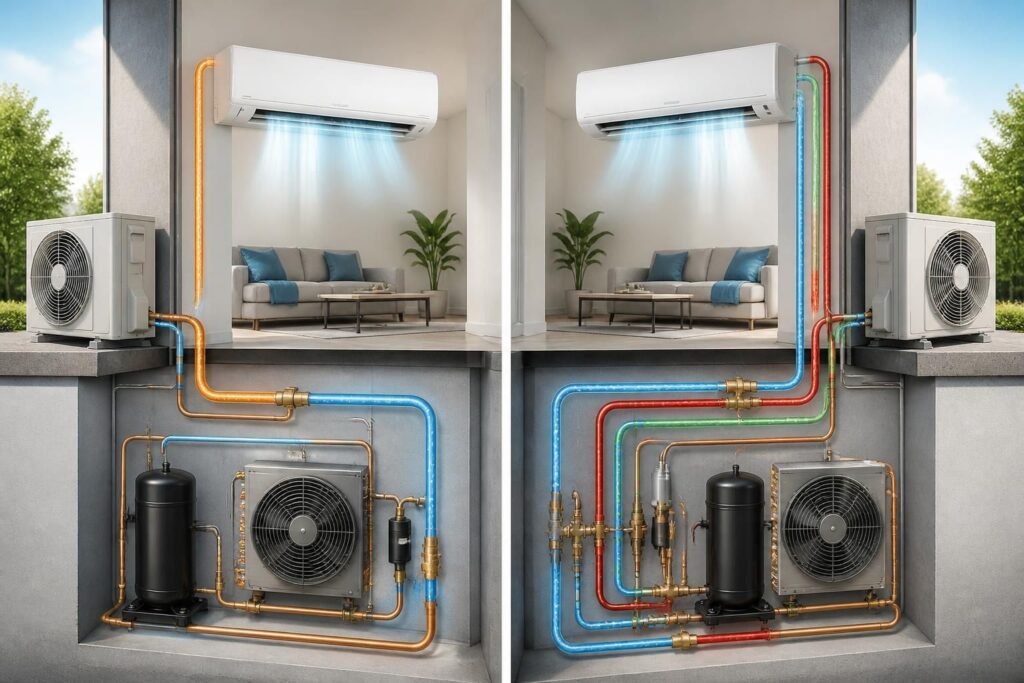 découvrez le fonctionnement du système drv en climatisation et les différences clés entre les configurations à 2 et 3 tubes pour optimiser votre confort et efficacité énergétique.