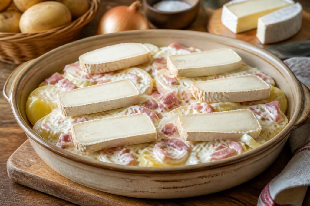découvrez la recette traditionnelle de la tartiflette au four sans précuisson, avec un guide détaillé sur le temps de cuisson pour un plat savoureux et facile à réaliser.