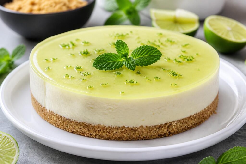 découvrez une recette de cheesecake au citron vert sans cuisson, idéale pour une dessert frais et rapide à préparer. parfait pour toutes les occasions !