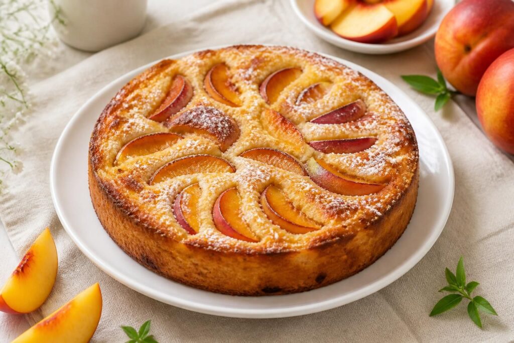 découvrez notre recette facile de clafoutis à la nectarine et à la poudre d'amande, un dessert léger et savoureux parfait pour toutes les occasions.