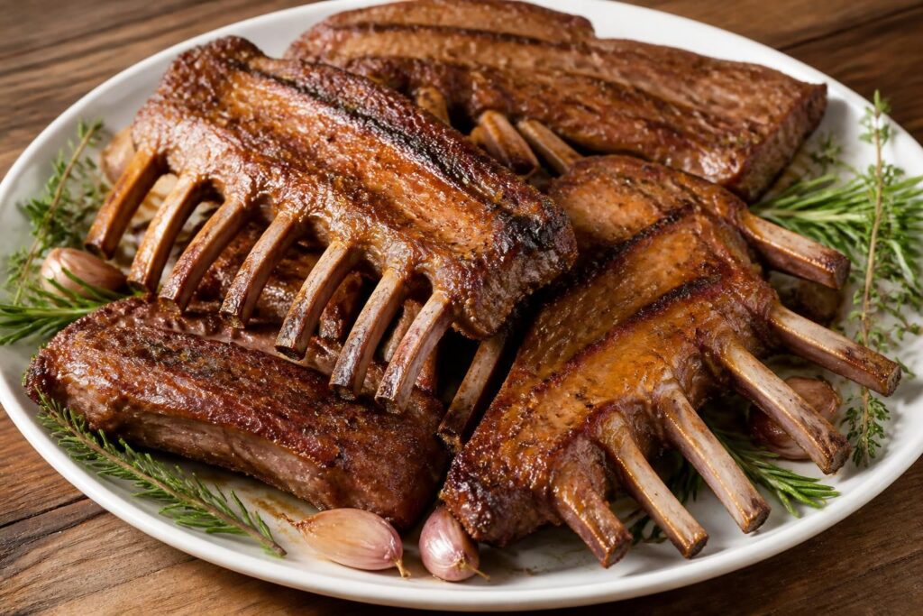 découvrez une recette simple et savoureuse de côtes de sanglier au four sans marinade, idéale pour un repas gourmand et rapide à préparer.