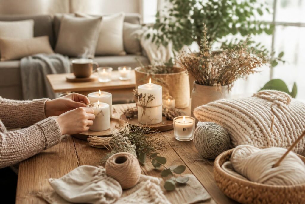 participez à l'atelier diy 2025 sur hygge-a-la-maison.fr et découvrez les dernières tendances pour une décoration cocooning et chaleureuse.