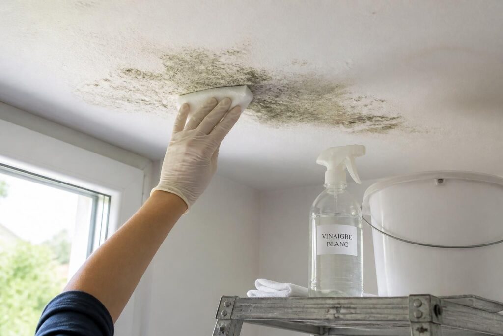 découvrez des méthodes efficaces pour éliminer les taches de moisissures au plafond et préserver un intérieur sain et propre.