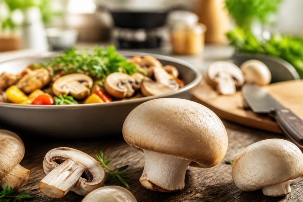 découvrez les bienfaits du champignon de paris, des idées de recettes savoureuses et nos conseils pour une cuisson parfaite.
