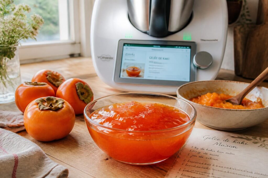découvrez une recette simple de gelée de kaki maison avec des astuces pratiques pour la réussir facilement grâce à votre thermomix.