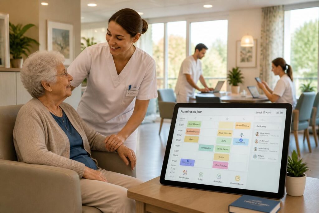 optimisez la gestion quotidienne des soins en ehpad avec netsoins : connectez et organisez facilement le planning pour un suivi efficace et personnalisé des résidents.