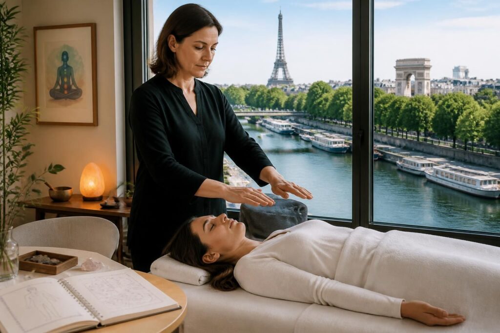 découvrez le reiki à nogent-sur-marne et paris : définition, bienfaits pour le corps et l'esprit, et formations disponibles pour devenir praticien.