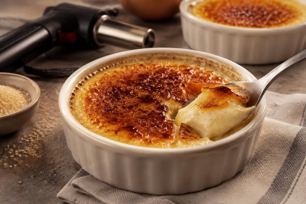 découvrez nos astuces pour réussir une crème brûlée à la caramélisation parfaite : une croûte dorée et croustillante, sans brûler le dessert.