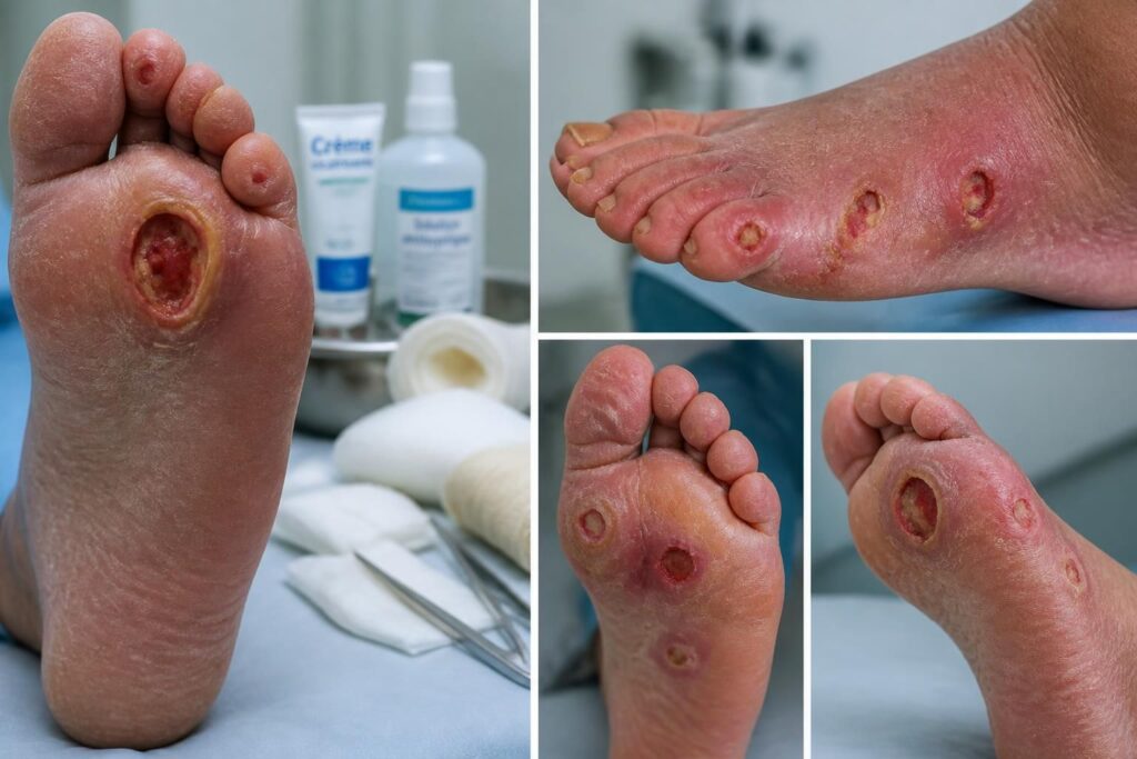 Pied diabétique : symptômes, photos et traitements pour prévenir l&rsquo;infection