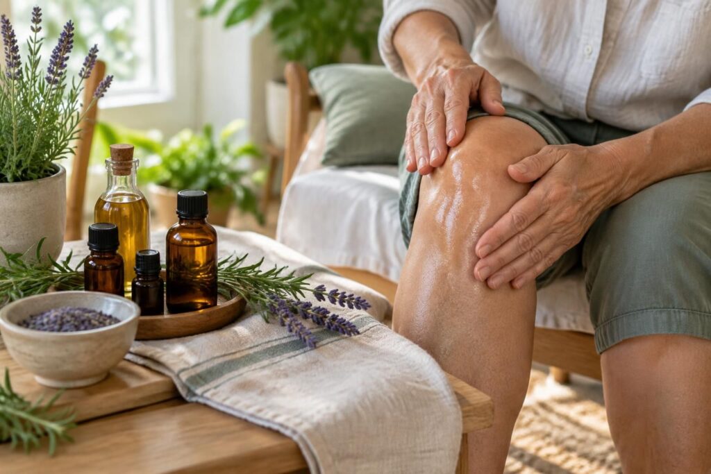 découvrez quelles huiles essentielles peuvent accompagner naturellement le confort articulaire en cas d’arthrite ou d’arthrose, et les précautions à connaître.