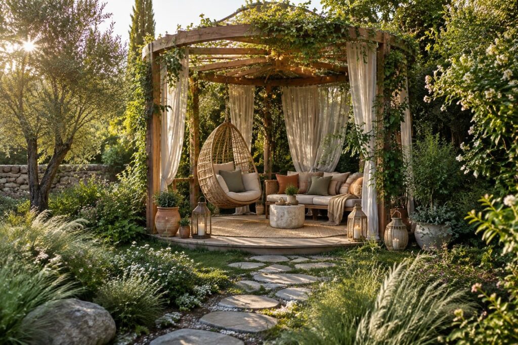 découvrez des idées originales pour aménager un coin détente dans votre jardin : mobilier, plantes et astuces pour créer un espace accueillant et relaxant.