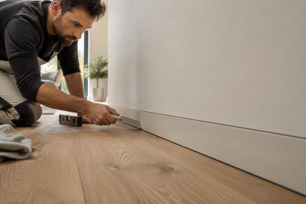 découvrez comment installer une plinthe encastrée pour obtenir une finition discrète, élégante et parfaitement intégrée à vos murs.